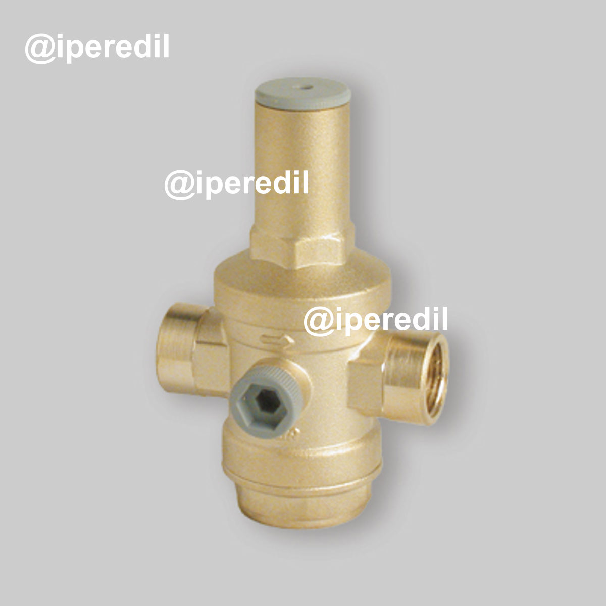 RIDUTTORE DI PRESSIONE ACQUA A PISTONE CON ATTACCHI FF 1/2"