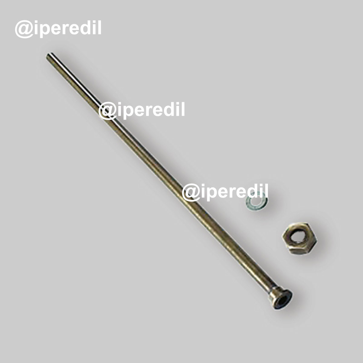 TUBETTO RAME LISCIO BRONZATO CON CALOTTA PER MONOCOMANDO cm 40 x 1/2"