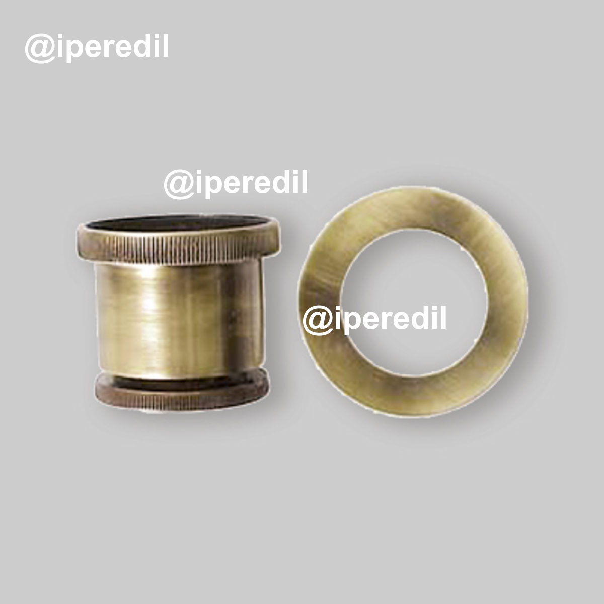 RACCORDO PER SIFONE CATIS BRONZATO -