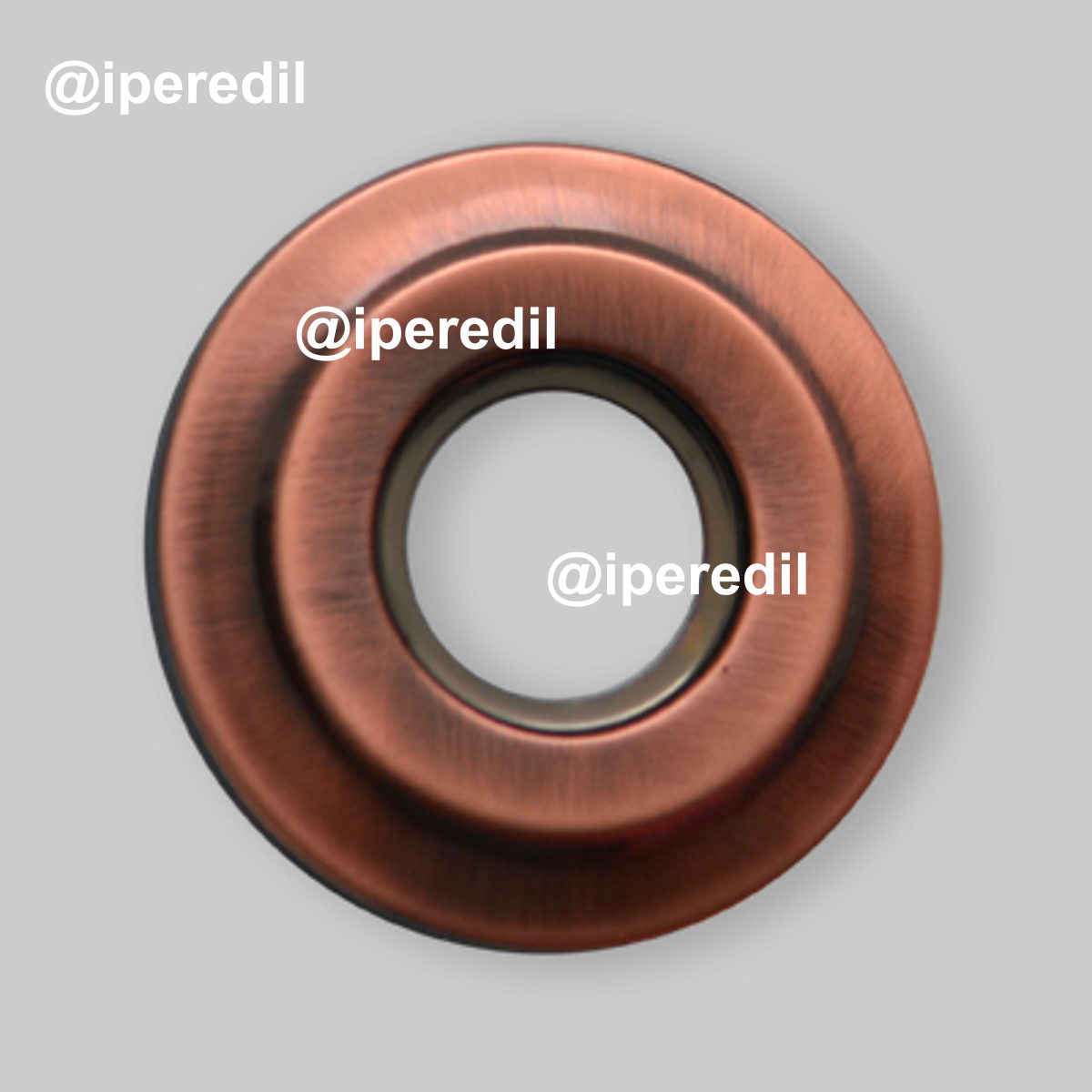 ROSETTA IN RAME ANTICO 1/2" - Blister