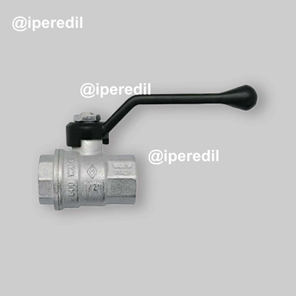 VALVOLA A SFERA PASSAGGIO TOTALE F/F LEVA ALLUMINIO BUGATTI 3/4" DN20 - PN30 - 20560406