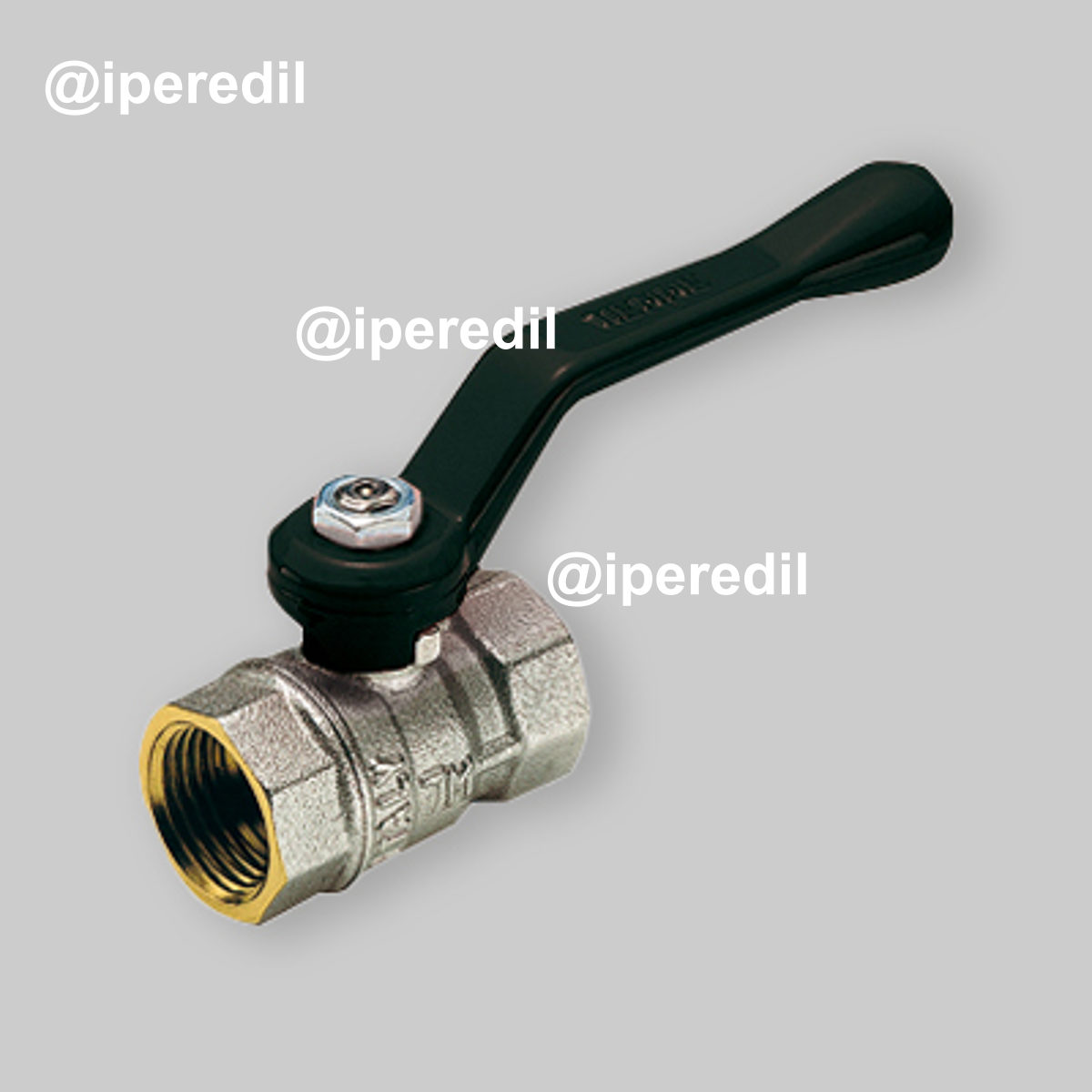 VALVOLA A SFERA PASSAGGIO STANDARD F/F LEVA ALLUMINIO TIEMME 3/4" - PN25
