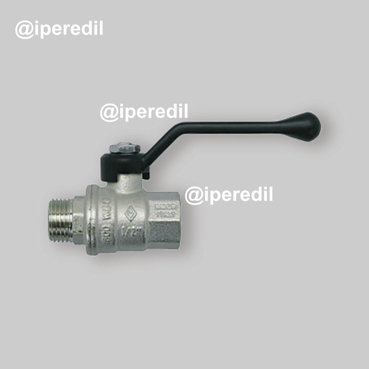 VALVOLA A SFERA PASSAGGIO TOTALE M/F LEVA ALLUMINIO BUGATTI 3/4" DN20 - PN30 - 20560606