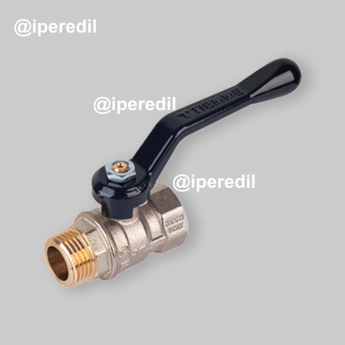 VALVOLA A SFERA PASSAGGIO STANDARD M/F LEVA ALLUMINIO TIEMME 1"1/4 - PN20