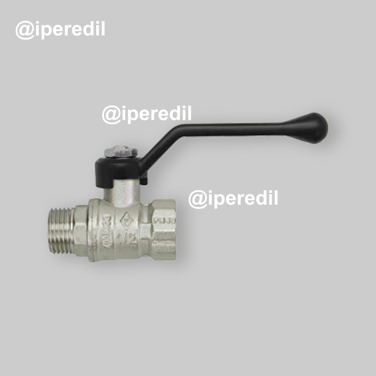 VALVOLA A SFERA PASSAGGIO STANDARD M/F LEVA ALLUMINIO BUGATTI 1"1/2 - PN20 - 20562410
