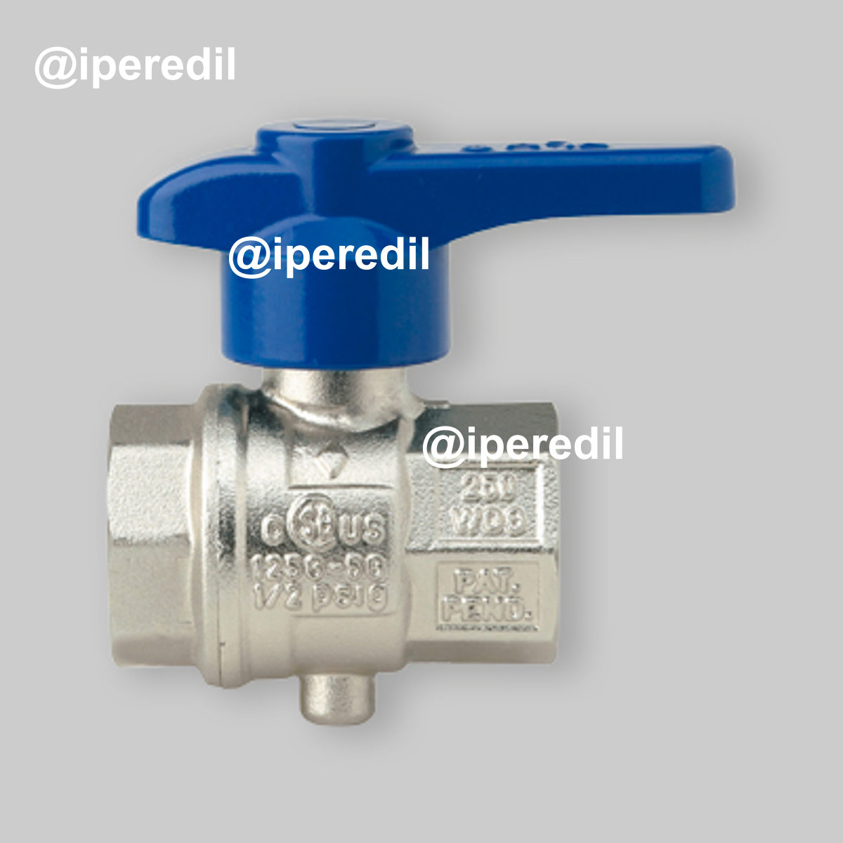 VALVOLA A SFERA PASSAGGIO TOTALE F/F A LEVA CON REGOLAZIONE DEL FLUSSO 1/2" - PN16