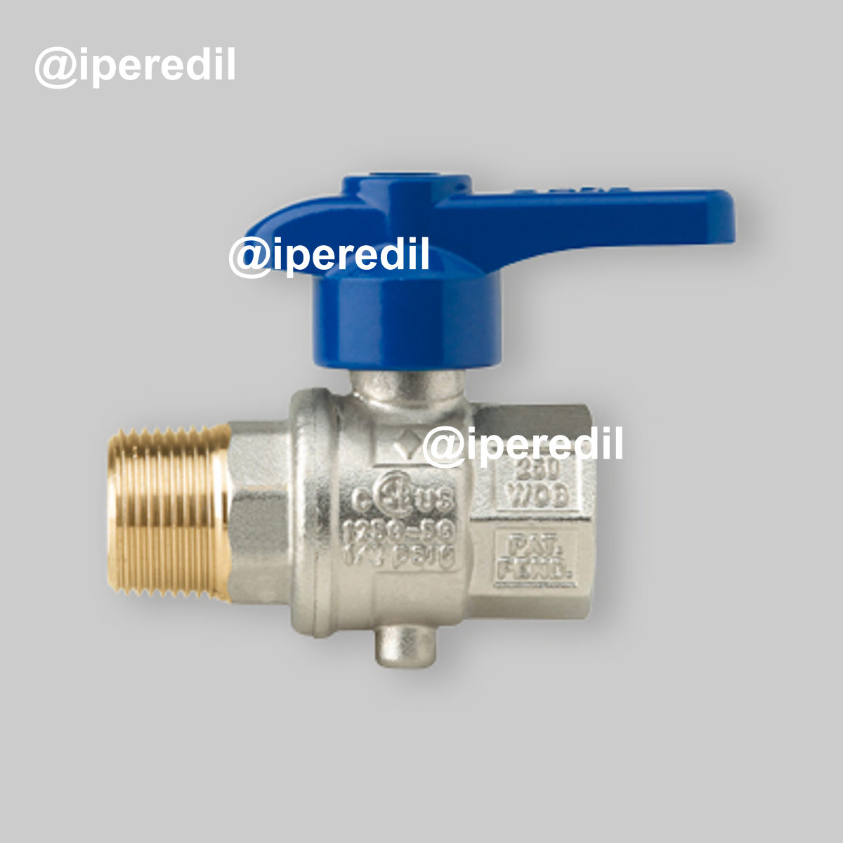 VALVOLA A SFERA PASSAGGIO TOTALE M/F A LEVA CON REGOLAZIONE DEL FLUSSO 3/4" - PN16