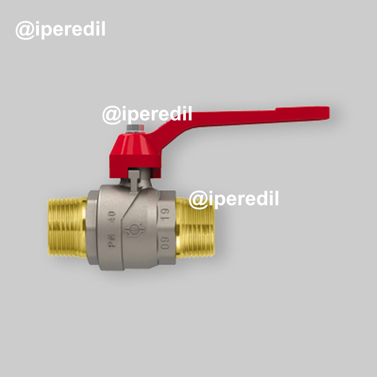 VALVOLA A SFERA PASSAGGIO TOTALE M/M CON LEVA ALLUMINIO FIV 1" - PN30