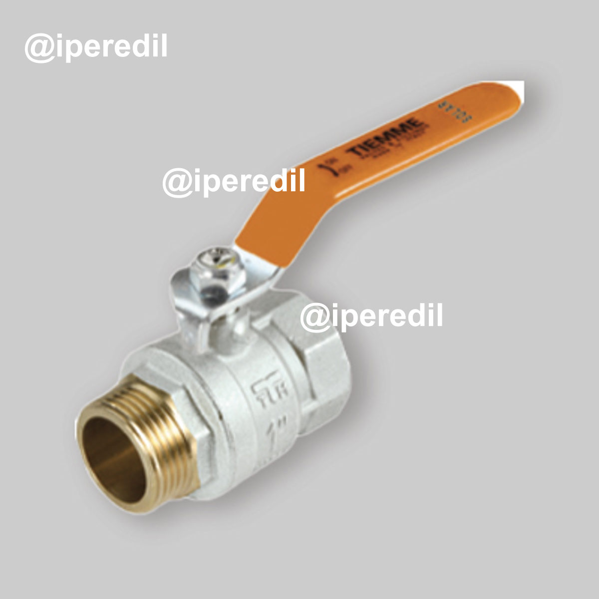 VALVOLA A SFERA PASSAGGIO TOTALE PER SOLARE MF A LEVA 1/2" - PN50