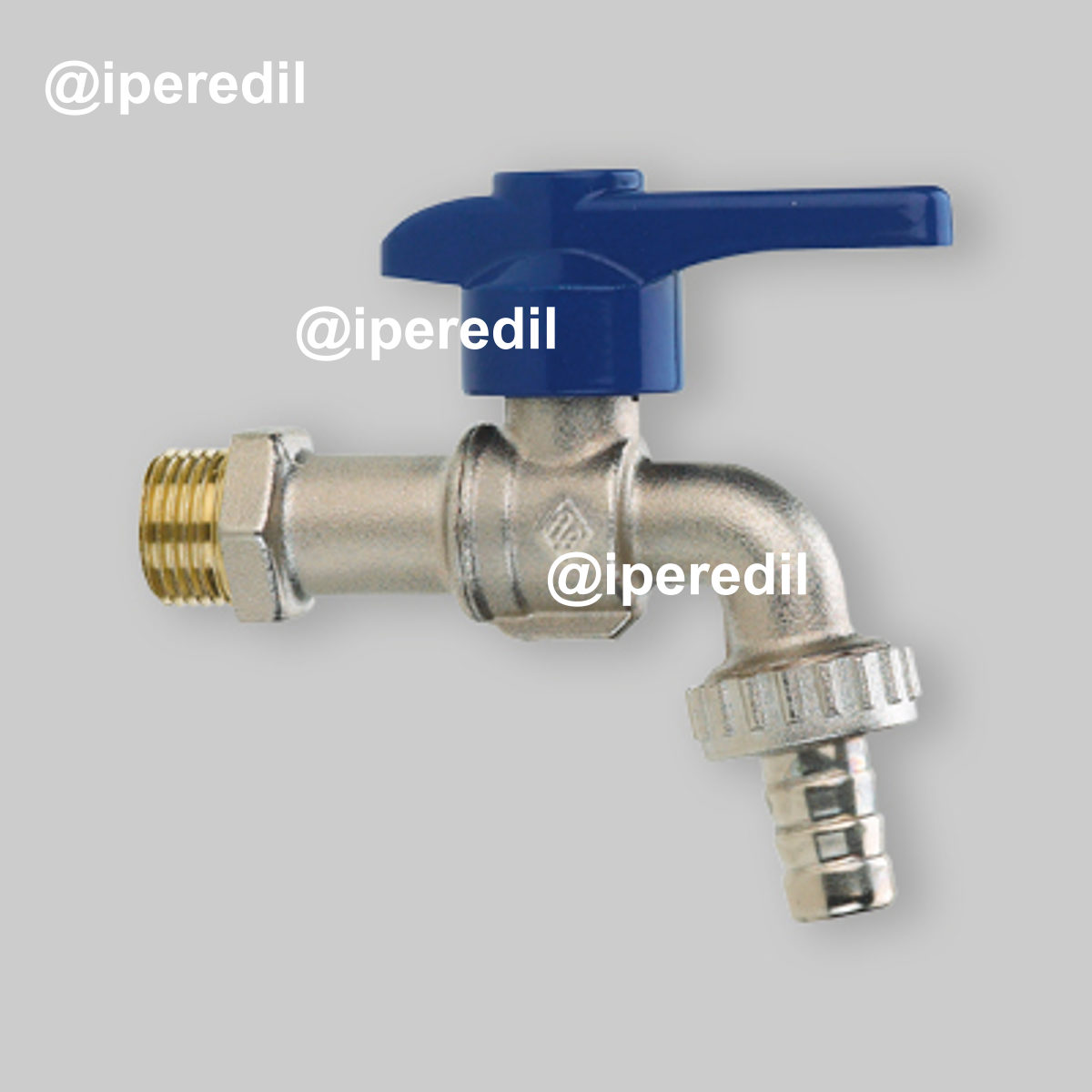 RUBINETTO PORTAGOMMA A SFERA ANTIGELO "FLY" IN OTTONE 1/2" - PN15