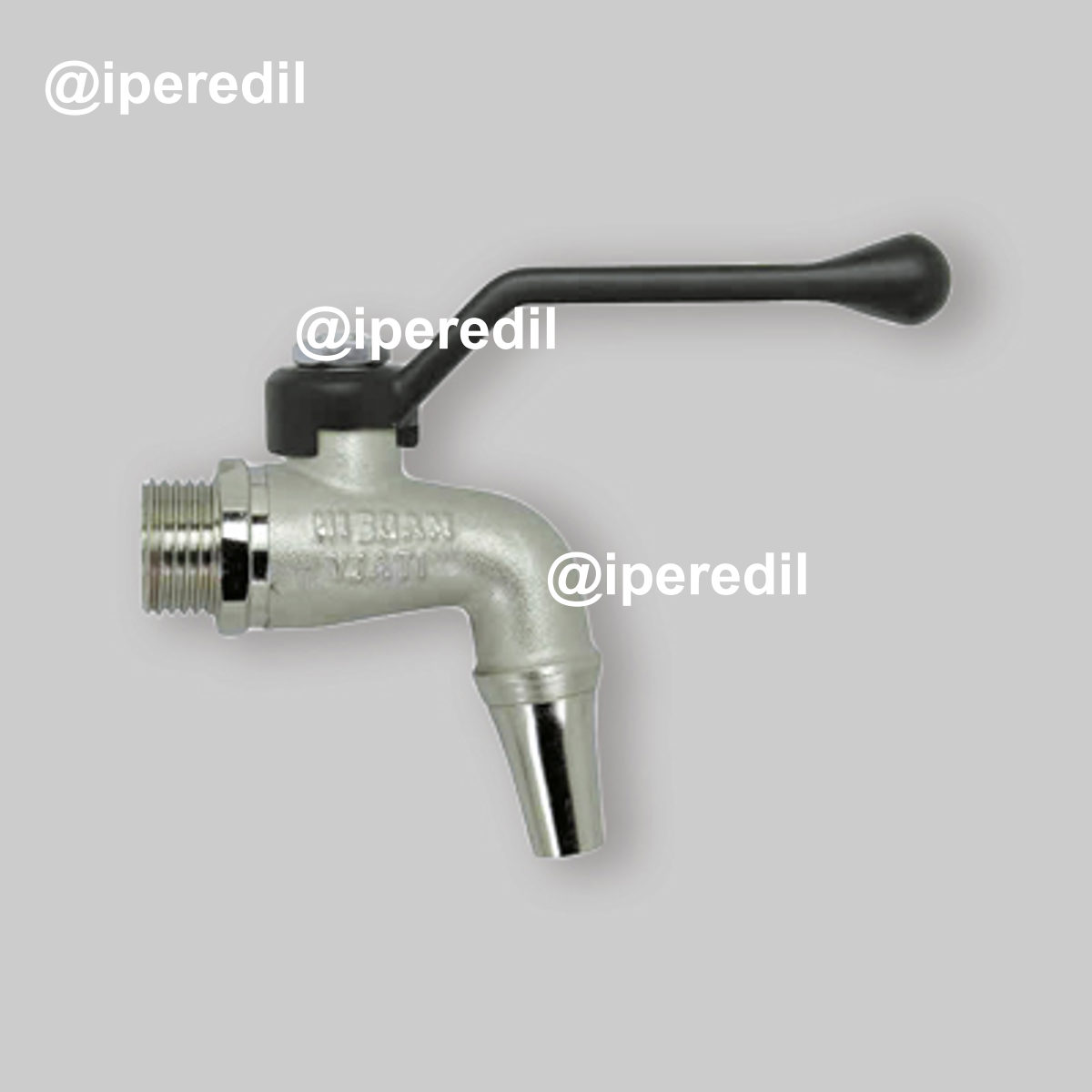 RUBINETTO A SFERA RIEMPIBOTTIGLIA PER BOTTI IN CEMENTO E VETRORESINA BUGATTI 1/2"