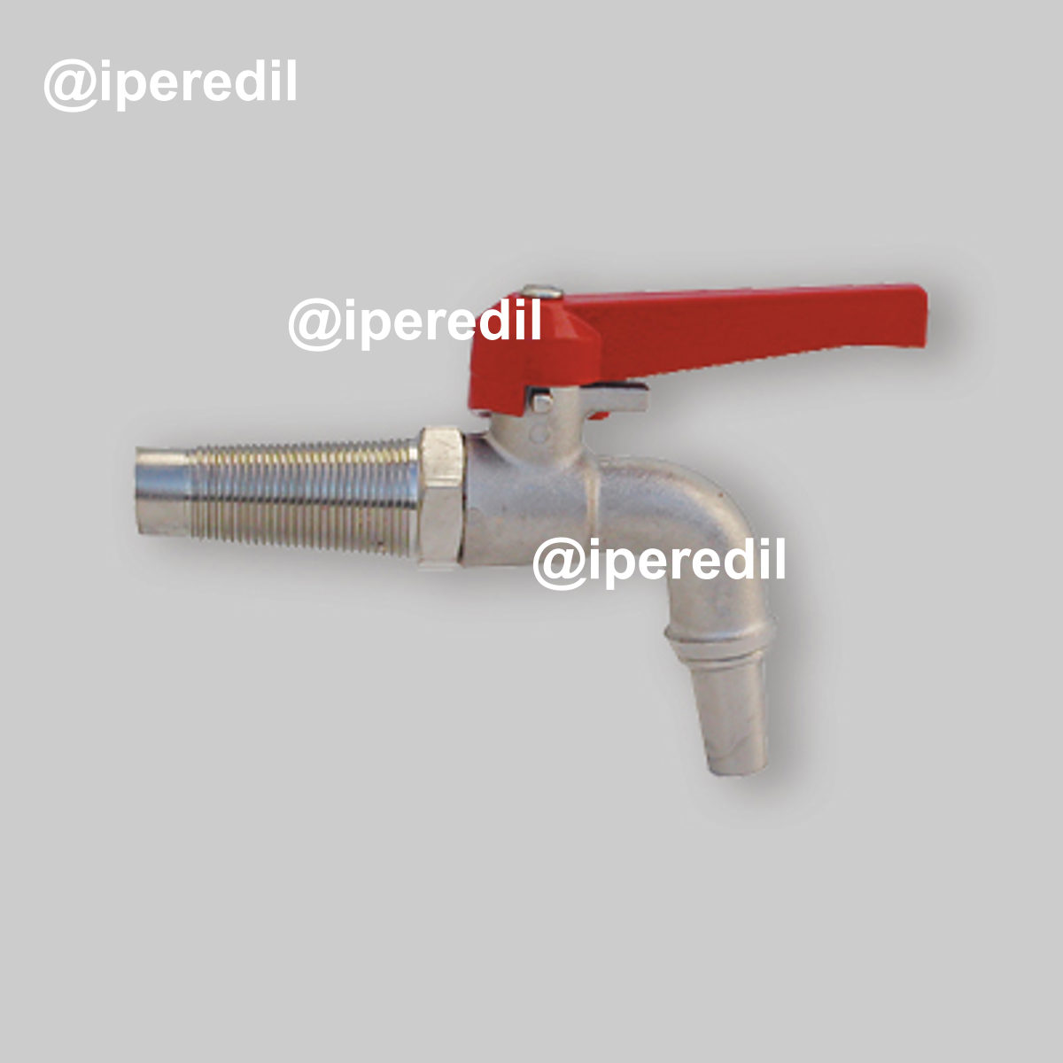RUBINETTO A SFERA PER BOTTE CON RIEMPIBOTTIGLIA IN OTTONE LUCCHETTABILE Ø14 mm