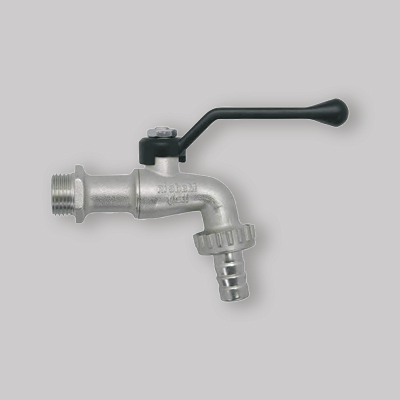 RUBINETTO LEGGERO CON PORTAGOMMA E LEVA ALLUMINIO 3/4"