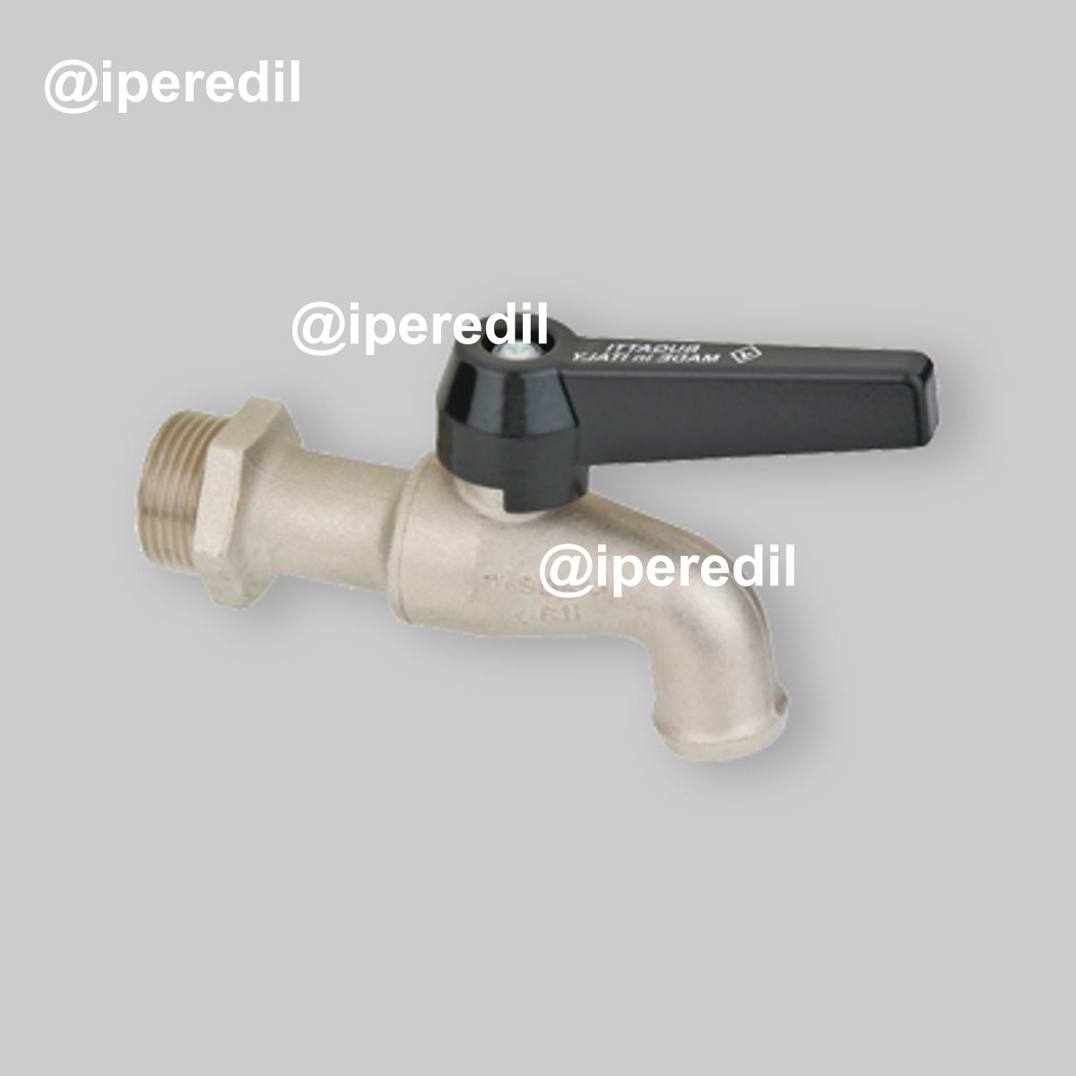 RUBINETTO A SFERA CON ROMPIGETTO E LEVA IN ALLUMINIO BUGATTI 1/2" - DN10