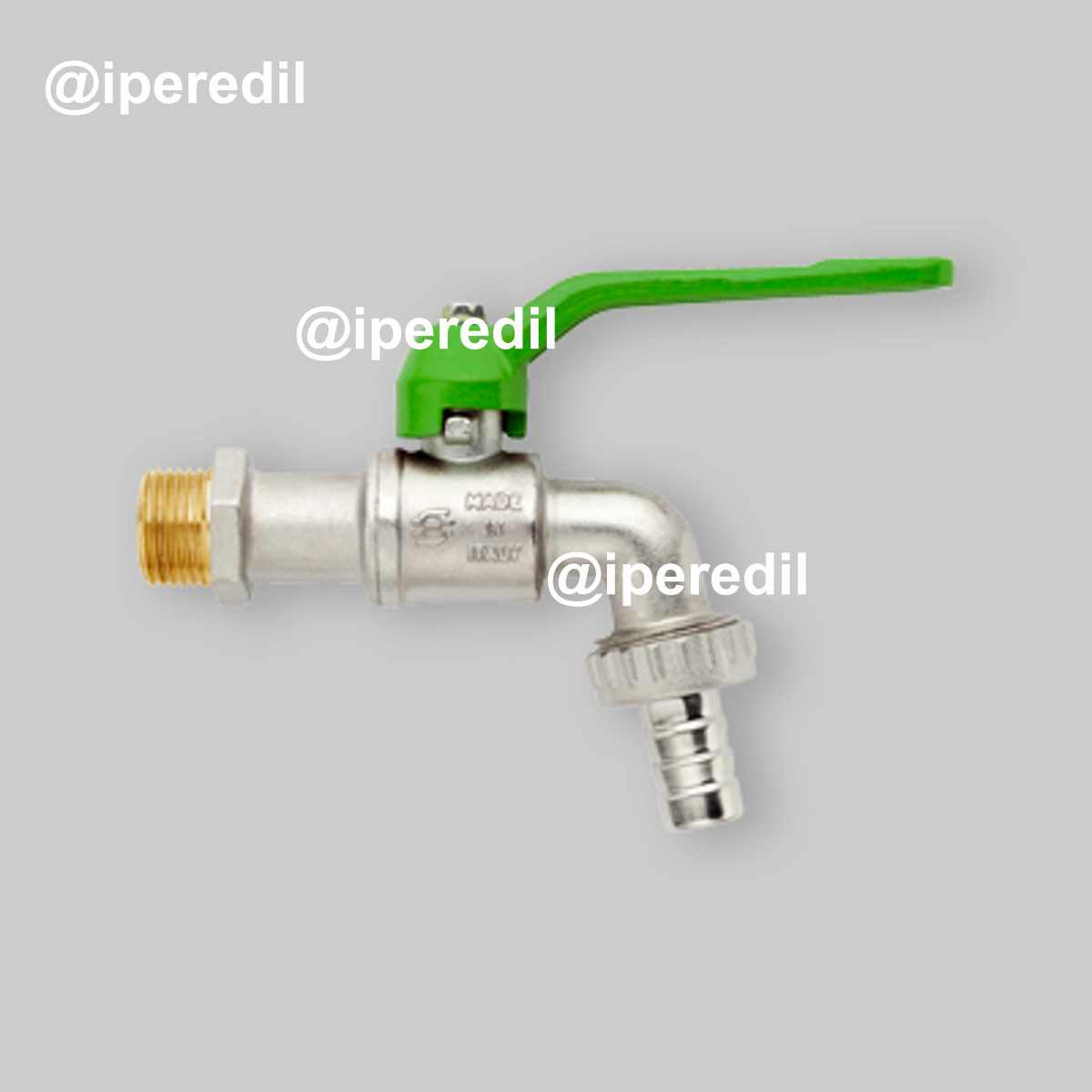 RUBINETTO PORTAGOMMA A SFERA "GARDEN ANTIGELO" CON LEVA IN ALLUMINIO FIV 3/4" - PN20