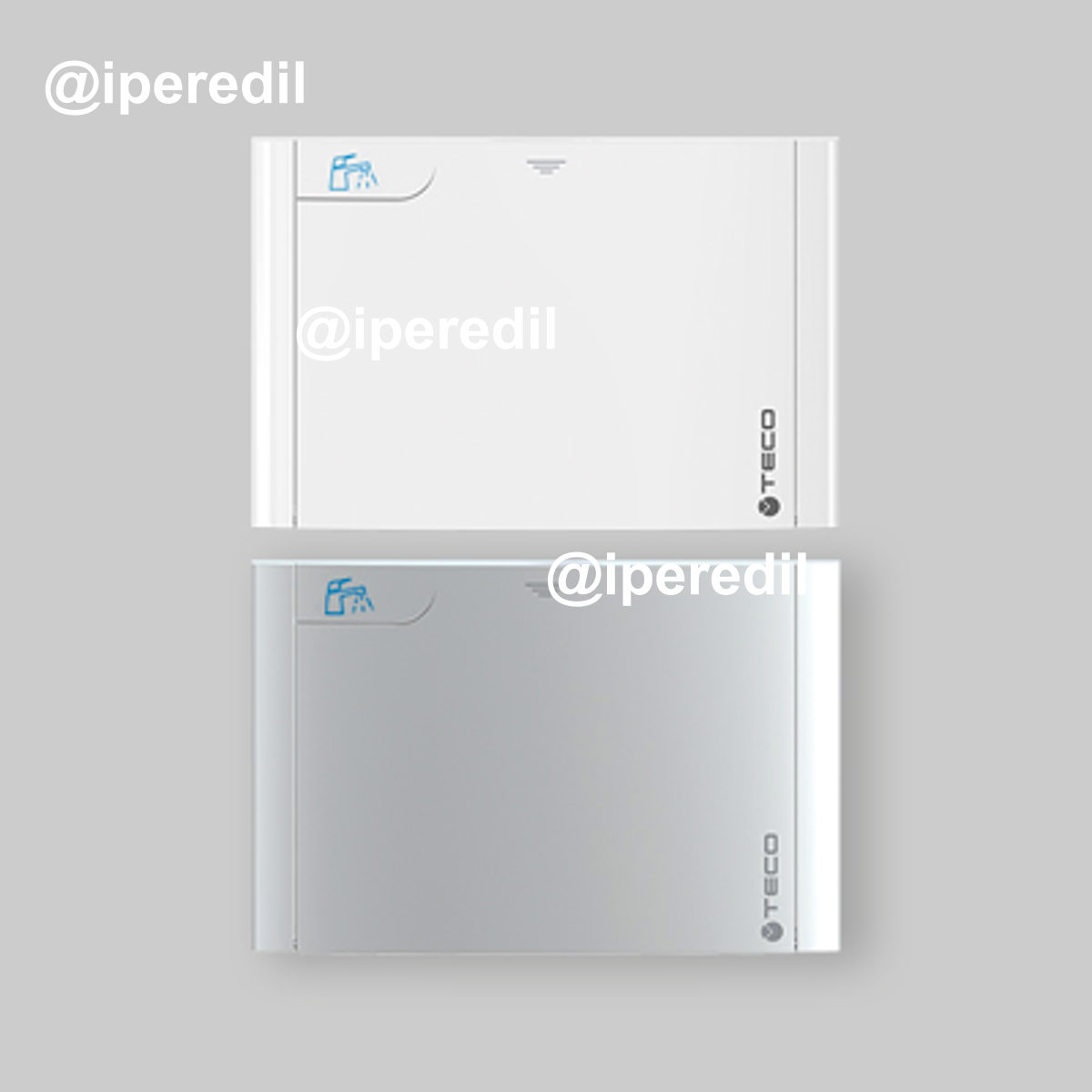 PLACCA DI COPERTURA D03 PER COLLETTORE K4.3 TECO Nera Soft-Touch