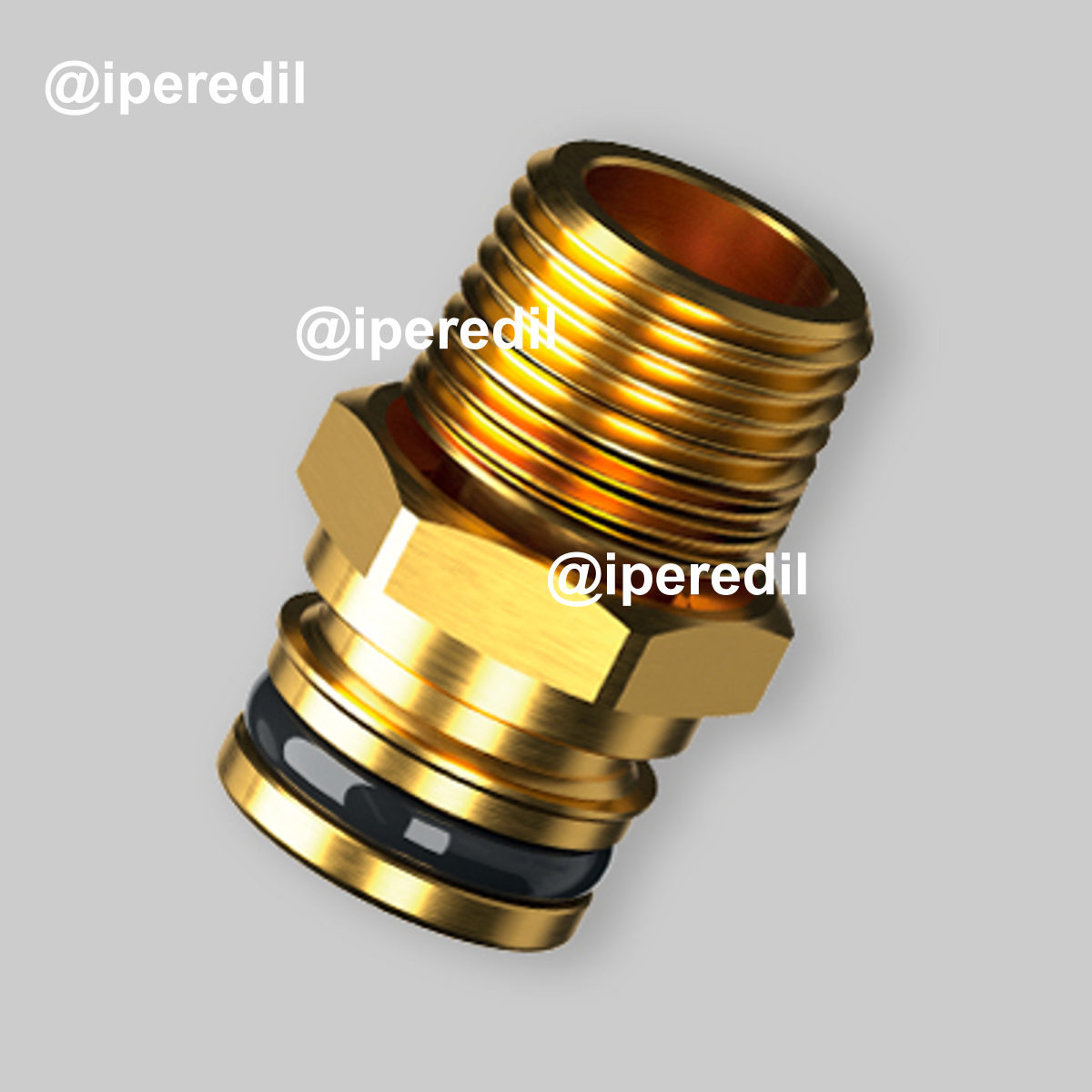 RACCORDO FILETTATO MASCHIO FASTEC F13M x 1/2"M