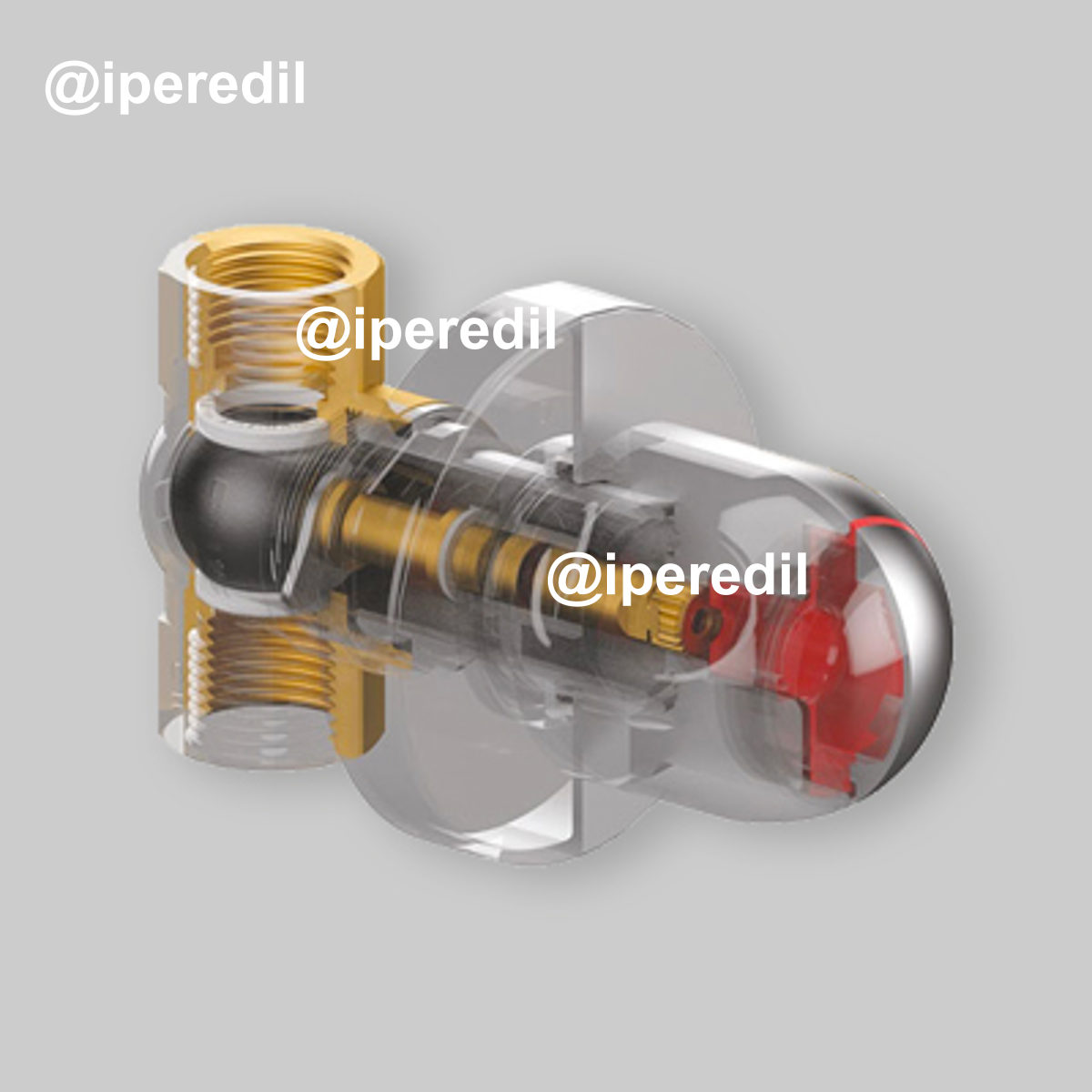 RUBINETTO DI INTERCETTAZIONE A SFERA TOP-ENTRY 164, SOLO CORPO 1/2" FF - DN15
