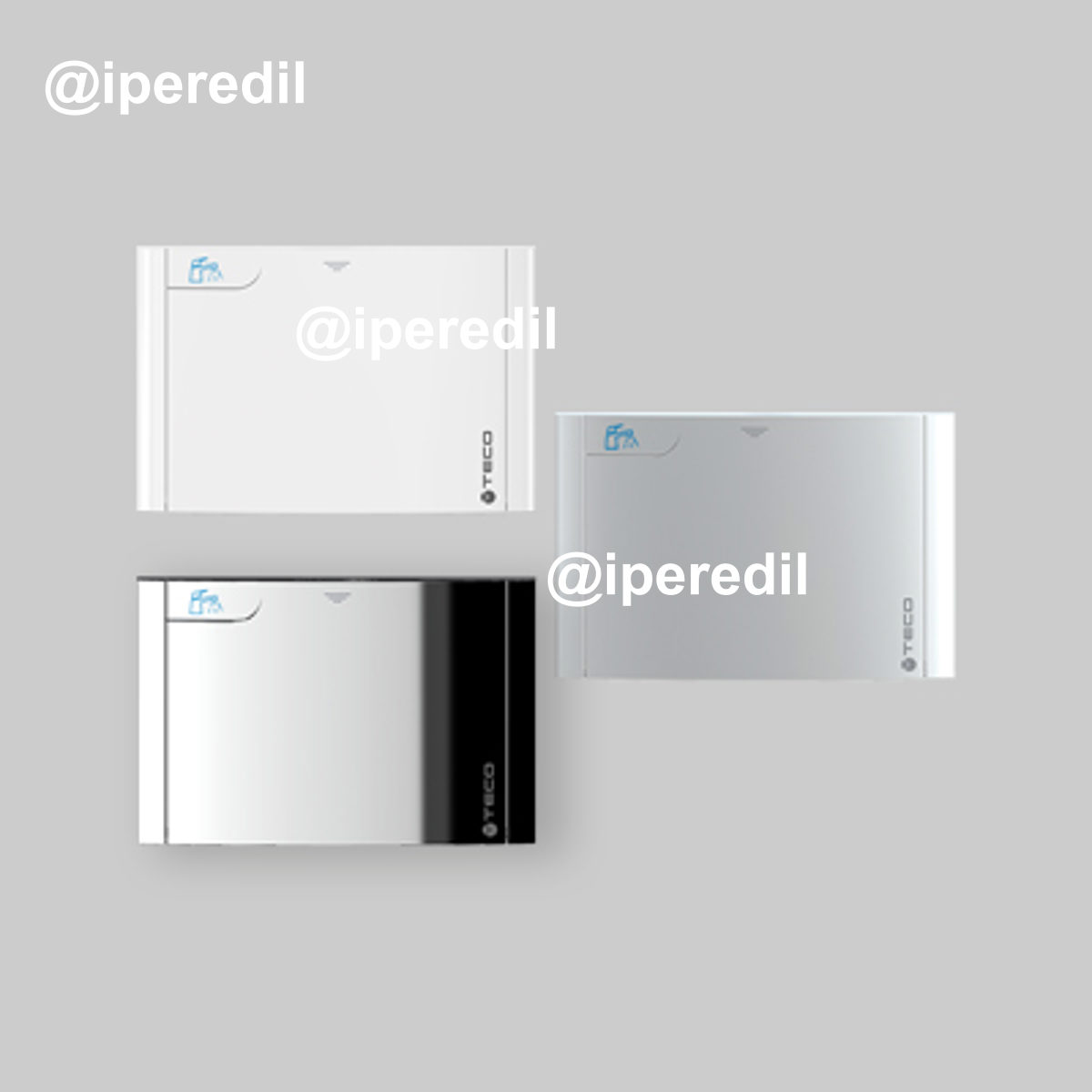 PLACCA DI COPERTURA B03 TECO Silver