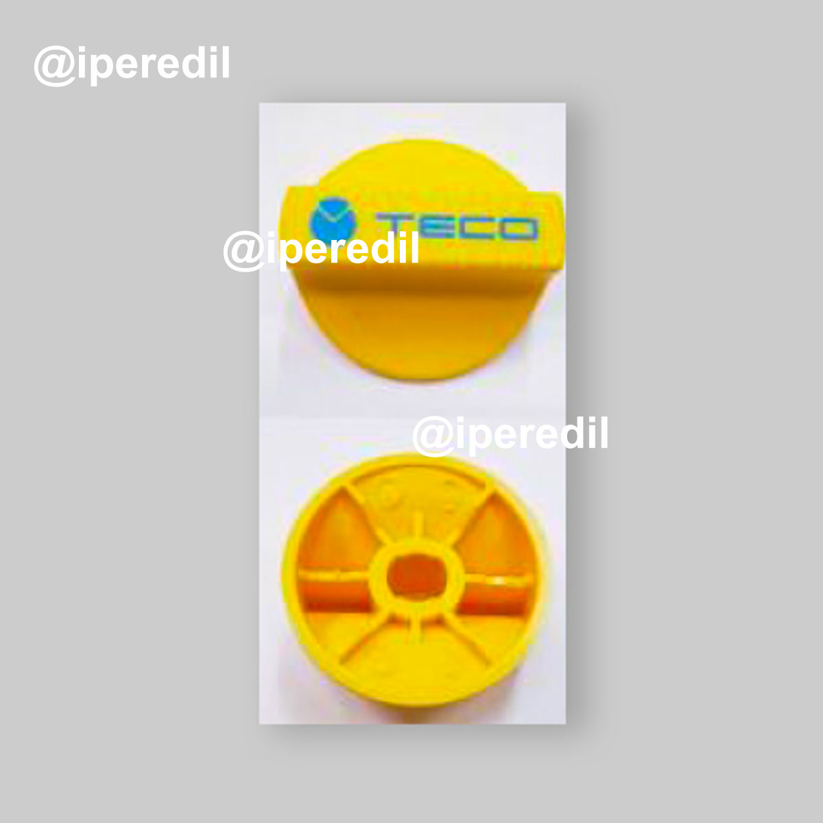 MANIGLIA DI COMANDO GIALLA PER VALVOLA TECO Ric. prod. dal 2018