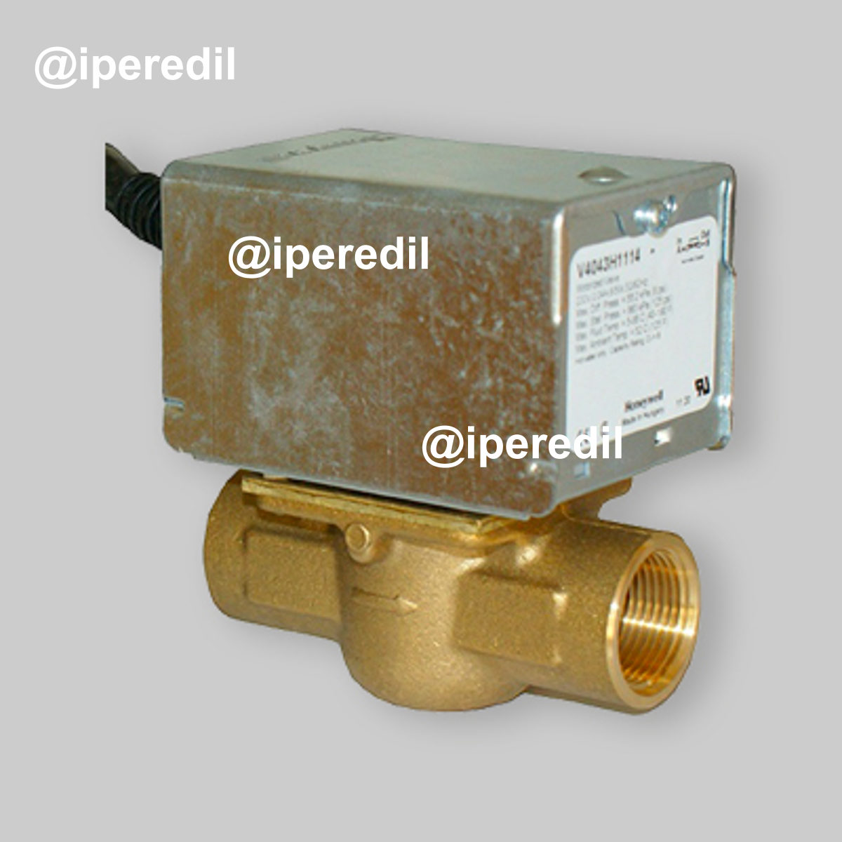 VALVOLA DI ZONA 2 VIE CON MICROINTERRUTTORE AUSILIARIO 1" F/F