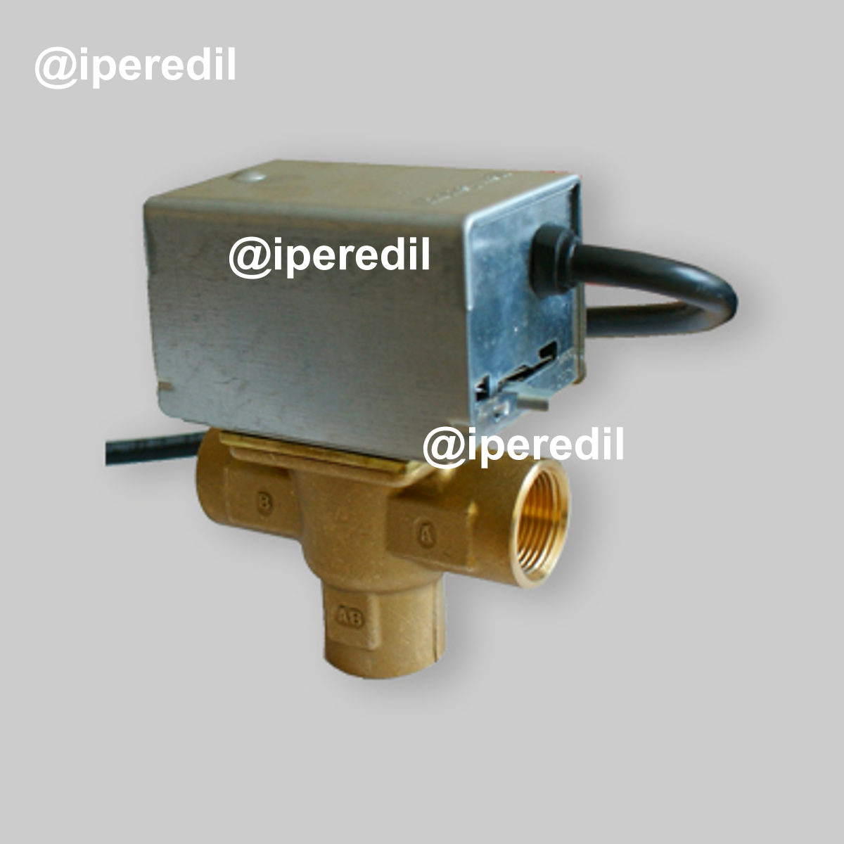 VALVOLA DI ZONA 3 VIE CON MICROINTERRUTTORE AUSILIARIO 1" F/F/F