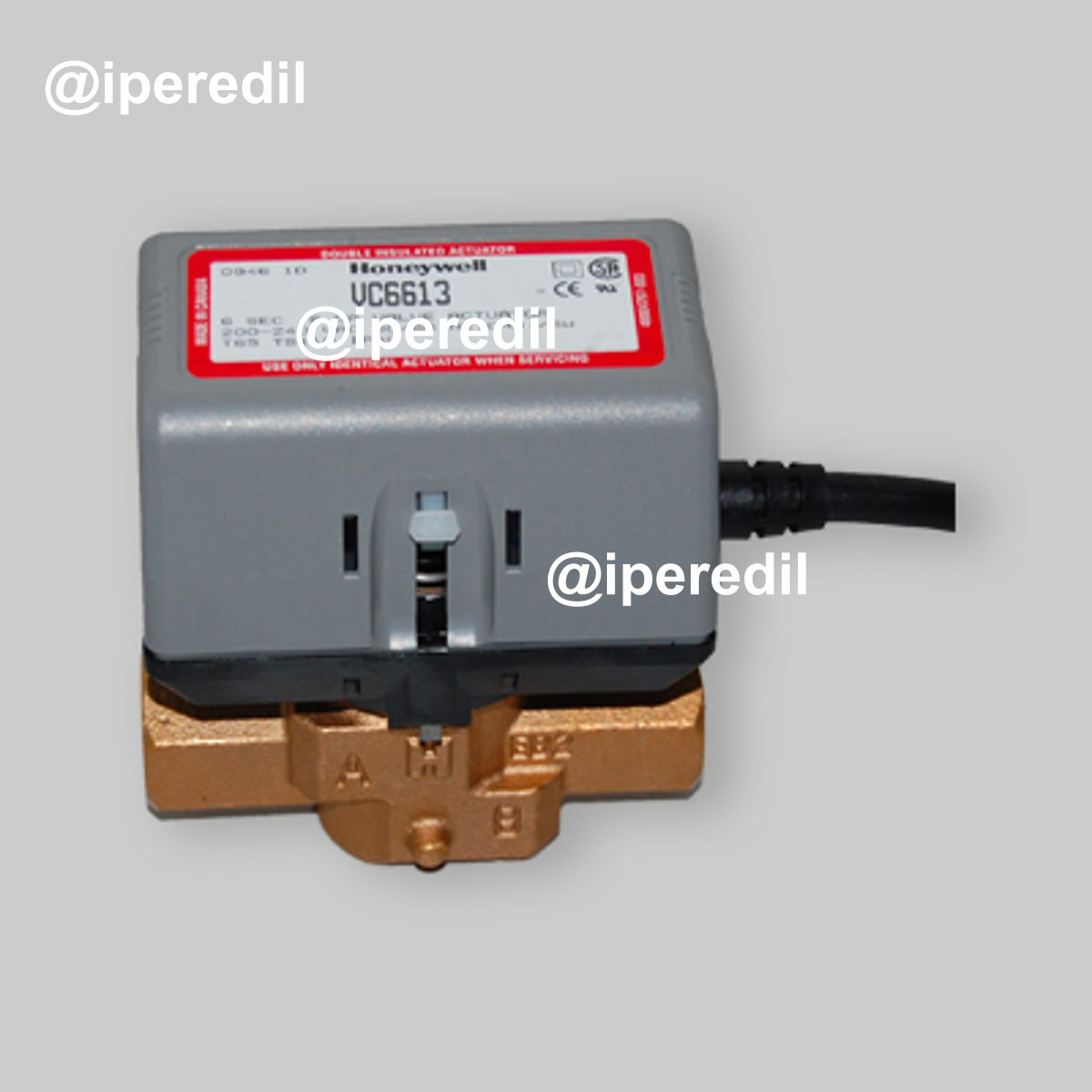 VALVOLA DI ZONA MOTORIZZATA RAPIDA A 2 VIE PER ACQUA CALDA SANITARIA 3/4" F/F + Micro