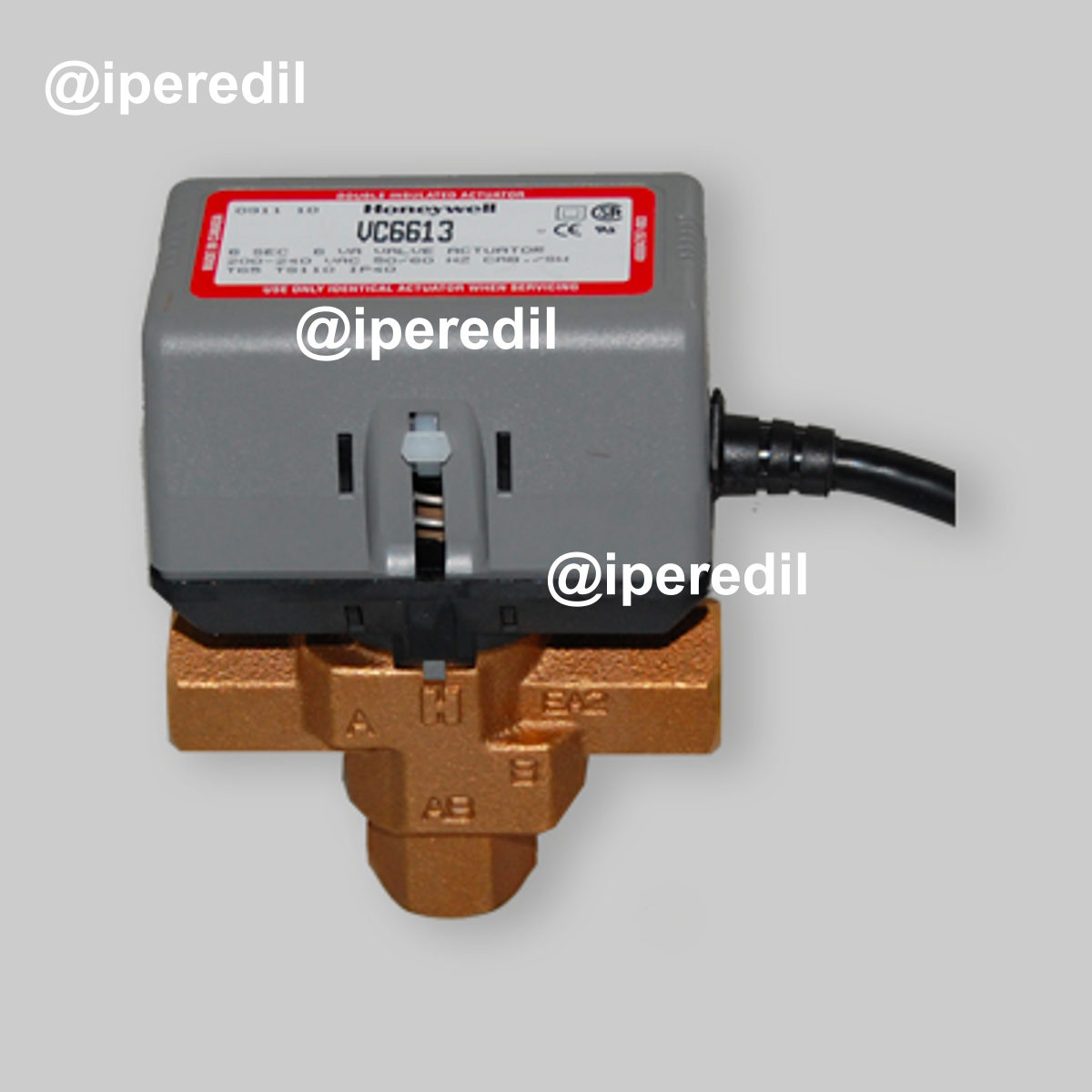 VALVOLA DI ZONA MOTORIZZATA RAPIDA A 3 VIE PER ACQUA CALDA SANITARIA 3/4" F/F/F + Micro