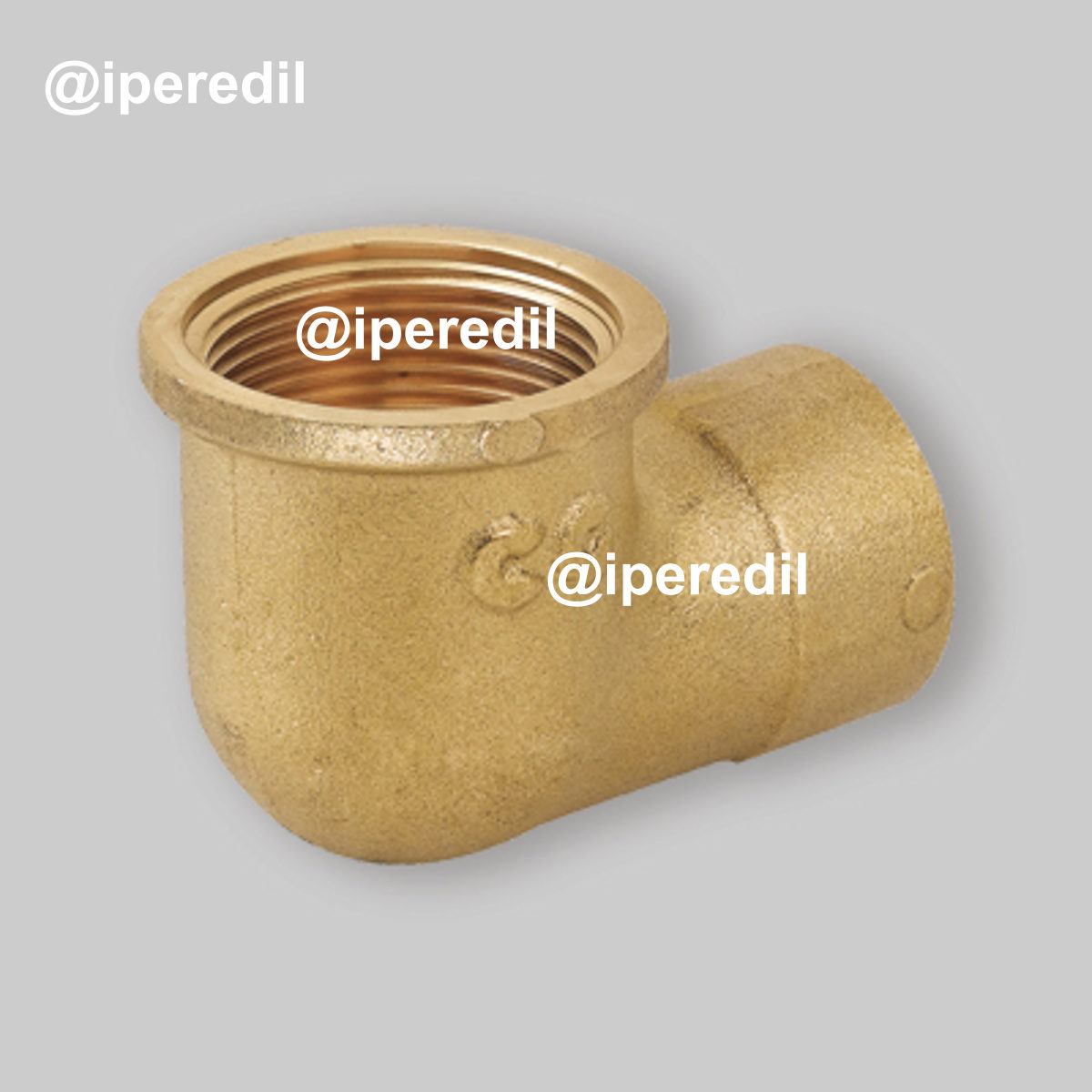 GOMITO RIDOTTO FEMMINA/FEMMINA IN OTTONE GIALLO 3/4" x 1/2"