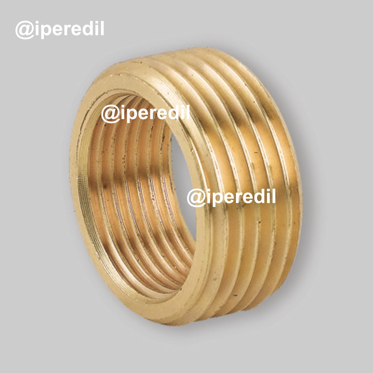 GHIERA DI RIDUZIONE IN OTTONE GIALLO 1" x 3/4"