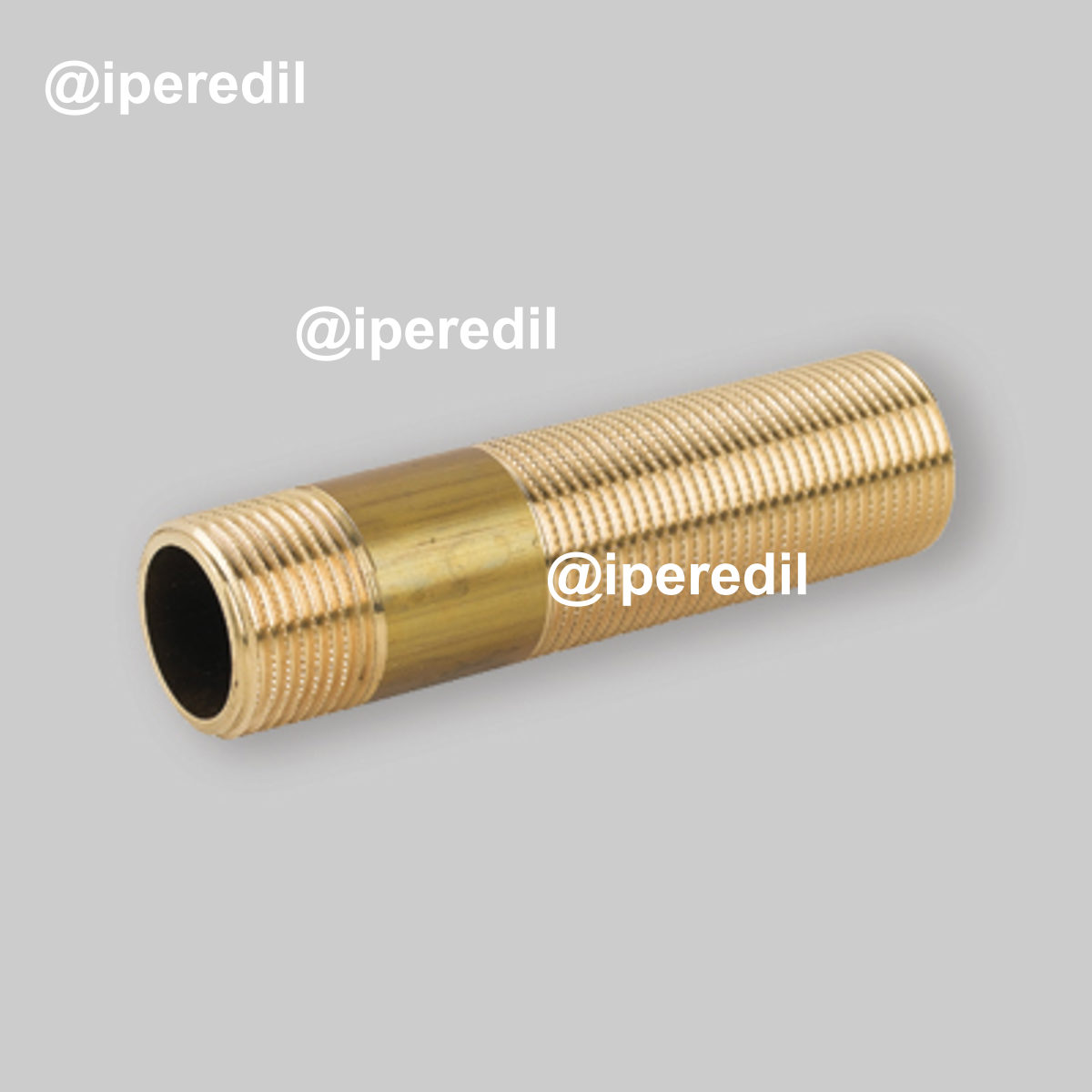 BARILOTTO SCORREVOLE MASCHIO/MASCHIO IN OTTONE GIALLO 1/2" x 150 mm
