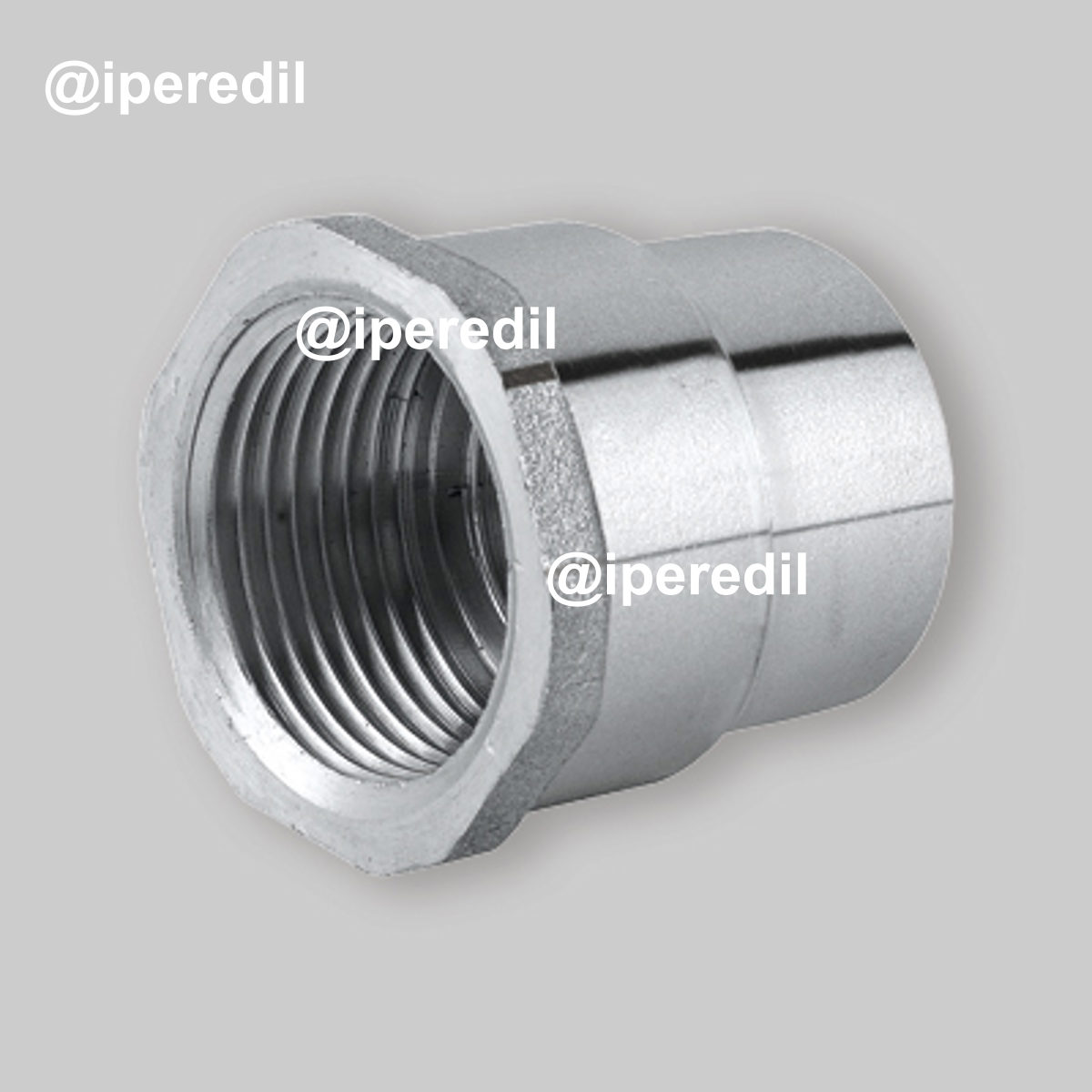 PROLUNGA RIDOTTA FEMMINA/FEMMINA IN OTTONE CROMATO 1" x 3/4"