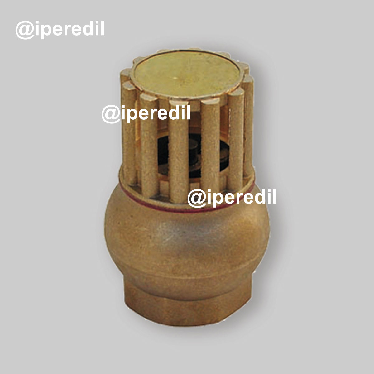 VALVOLA DI FONDO IN OTTONE "GLOB" FEMMINA CON OTTURATORE SENZA MOLLA 4" - PN6