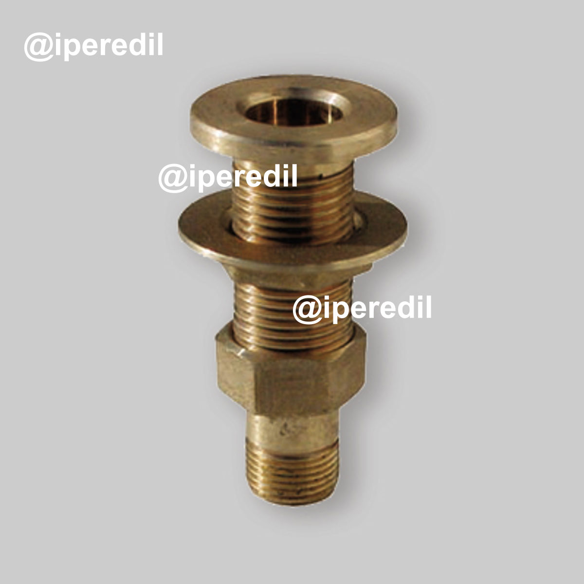 RACCORDO PER CASSONE DIRITTO 3 PEZZI CON CODOLO 1/2" x 3/8"