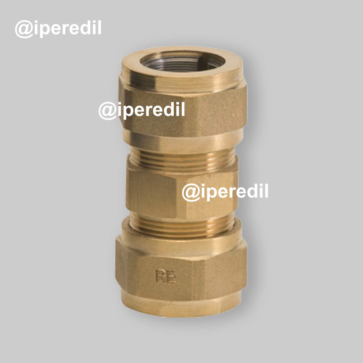 RACCORDO DOPPIO "IRONFIT" 1"