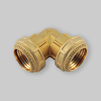 RACCORDO CURVO DOPPIO PER TUBO POLIETILENE PN 25 TIEMME 20 x 20