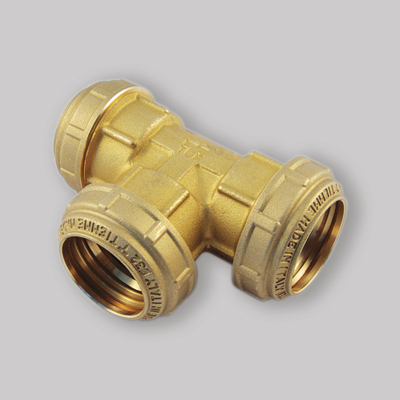 TEE PER TUBO POLIETILENE PN 25 TIEMME 20x20x20