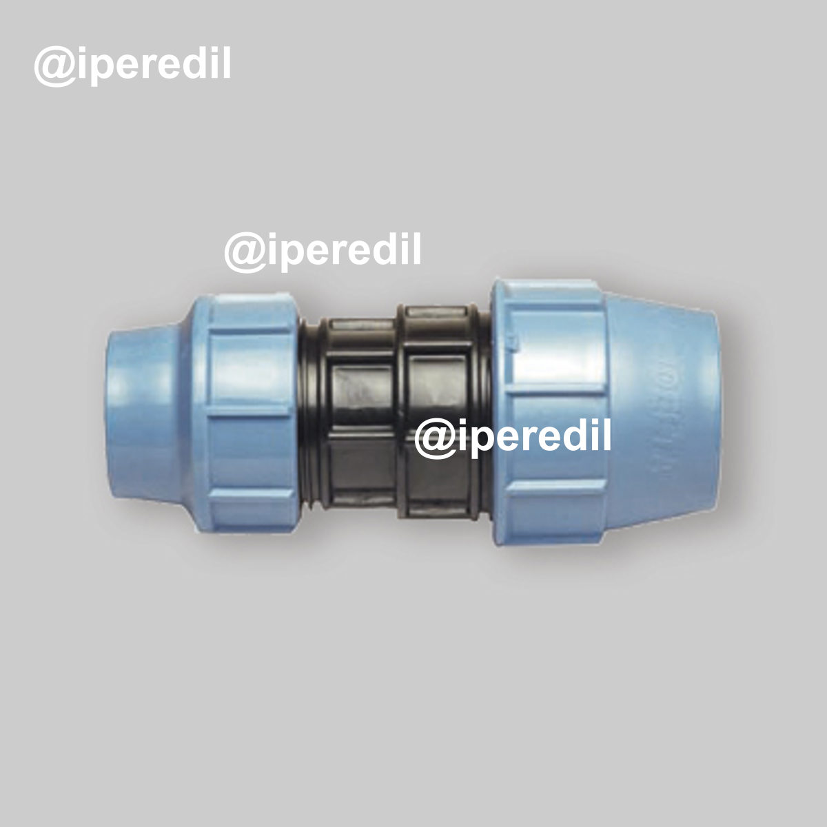MANICOTTO RIDOTTO A COMPRESSIONE PER ACCOPPIAMENTO TUBO POLIETILENE UNIDELTA Ø63x25 - PN16