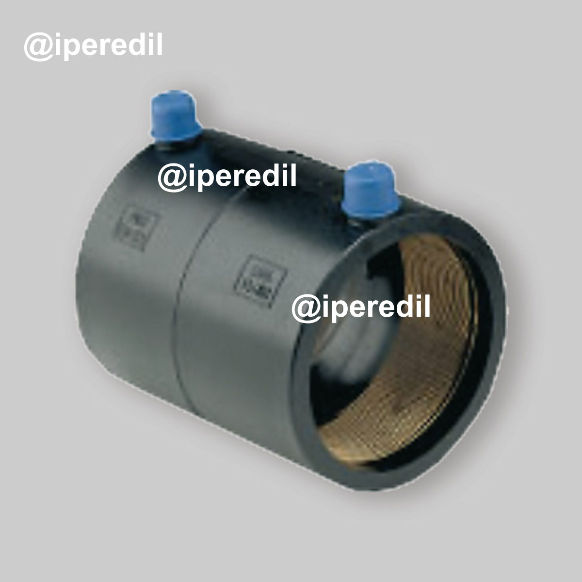 MANICOTTO ELETTROSALDABILE PER TUBO POLIETILENE ACQUA E GAS UNIDELTA Ø40 mm