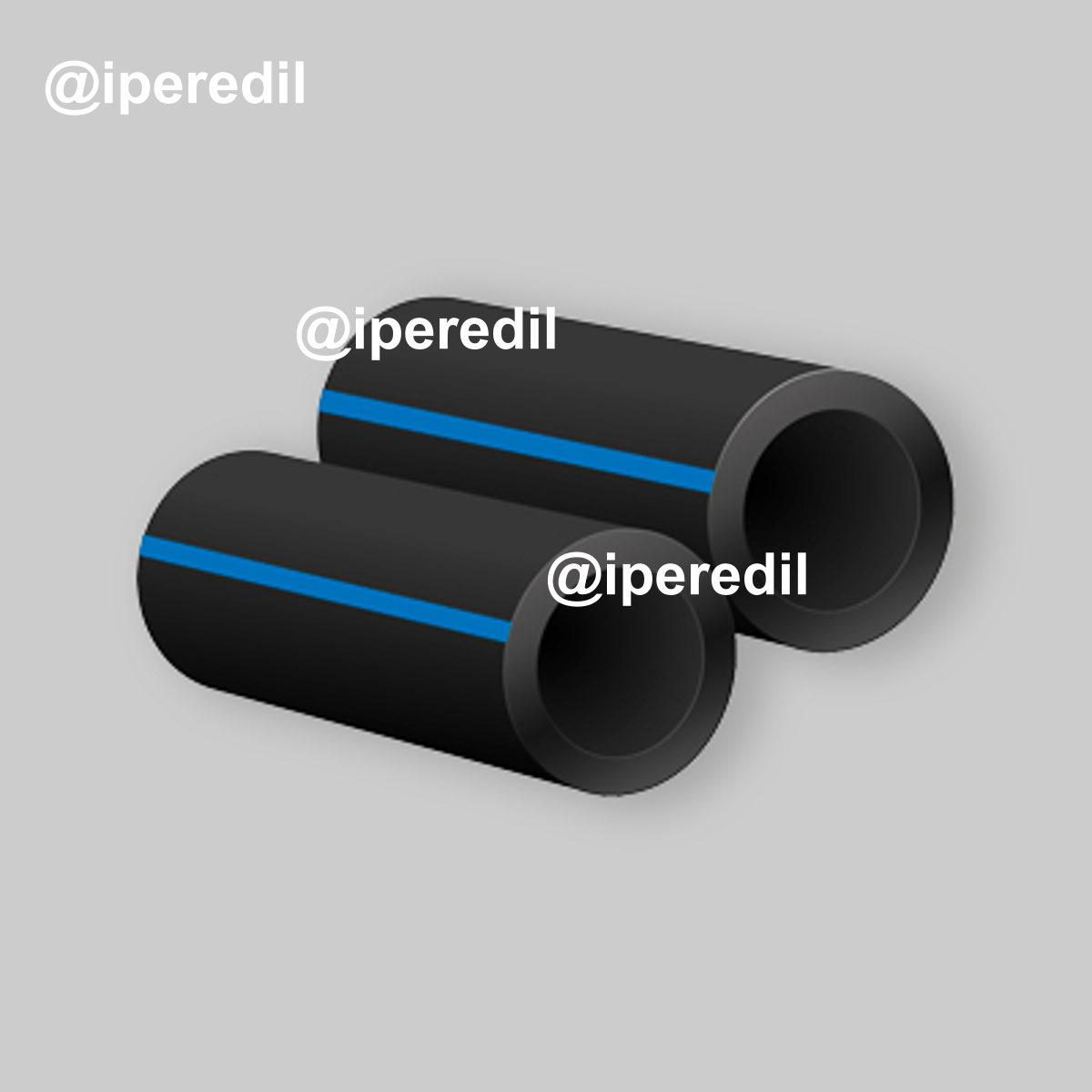 TUBO POLIETILENE PER ACQUA PN16 ALTA DENSITÀ PE100 IN VERGHE Ø40 x Sp. 3,7 mm - 20611206