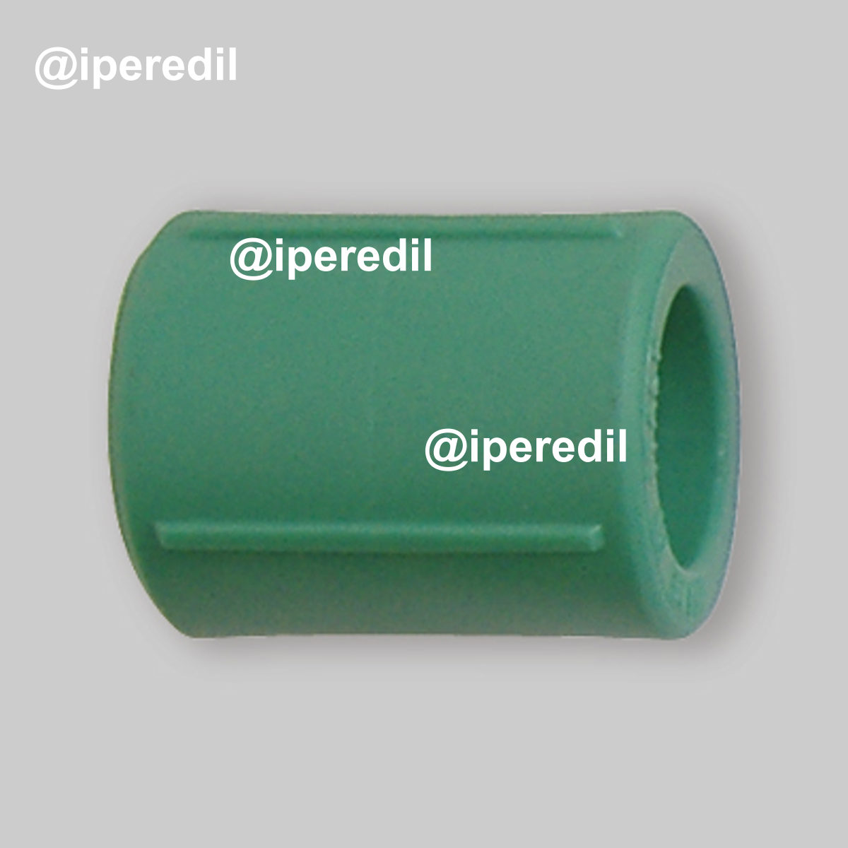 MANICOTTO DIRITTO FEMMINA/FEMMINA IN PPR VERDE PN25 Ø20x20 mm
