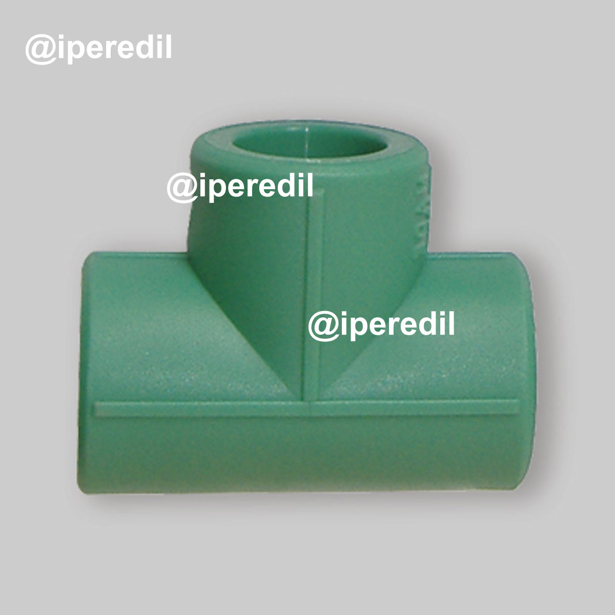 TEE FEMMINA IN PPR VERDE PN25 Ø50 mm