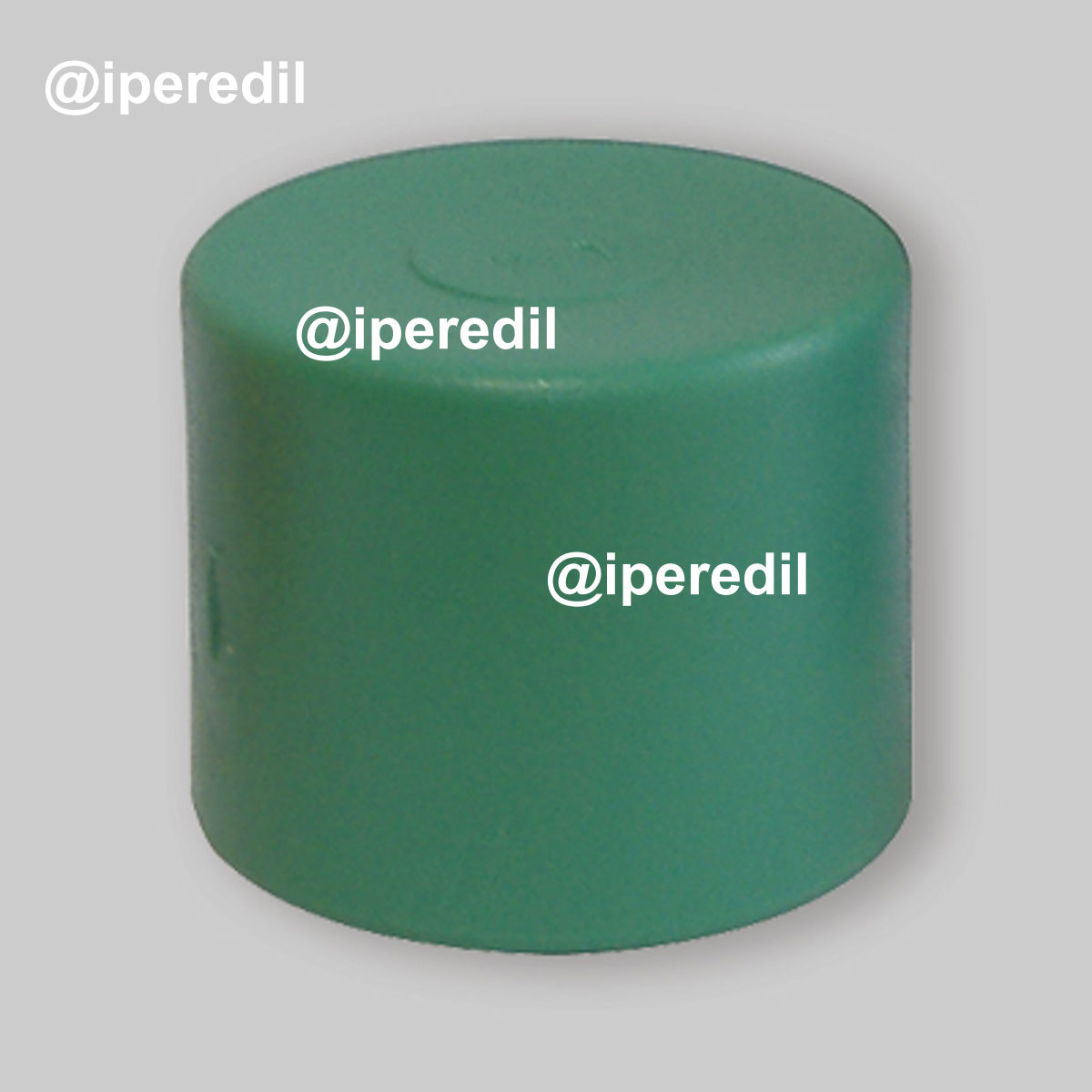 TAPPO A CALOTTA IN PPR VERDE PN25 Ø32 mm