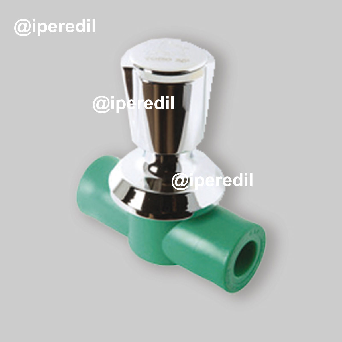 RUBINETTO A SFERA CON MANIGLIA IN PPR VERDE Ø20 mm