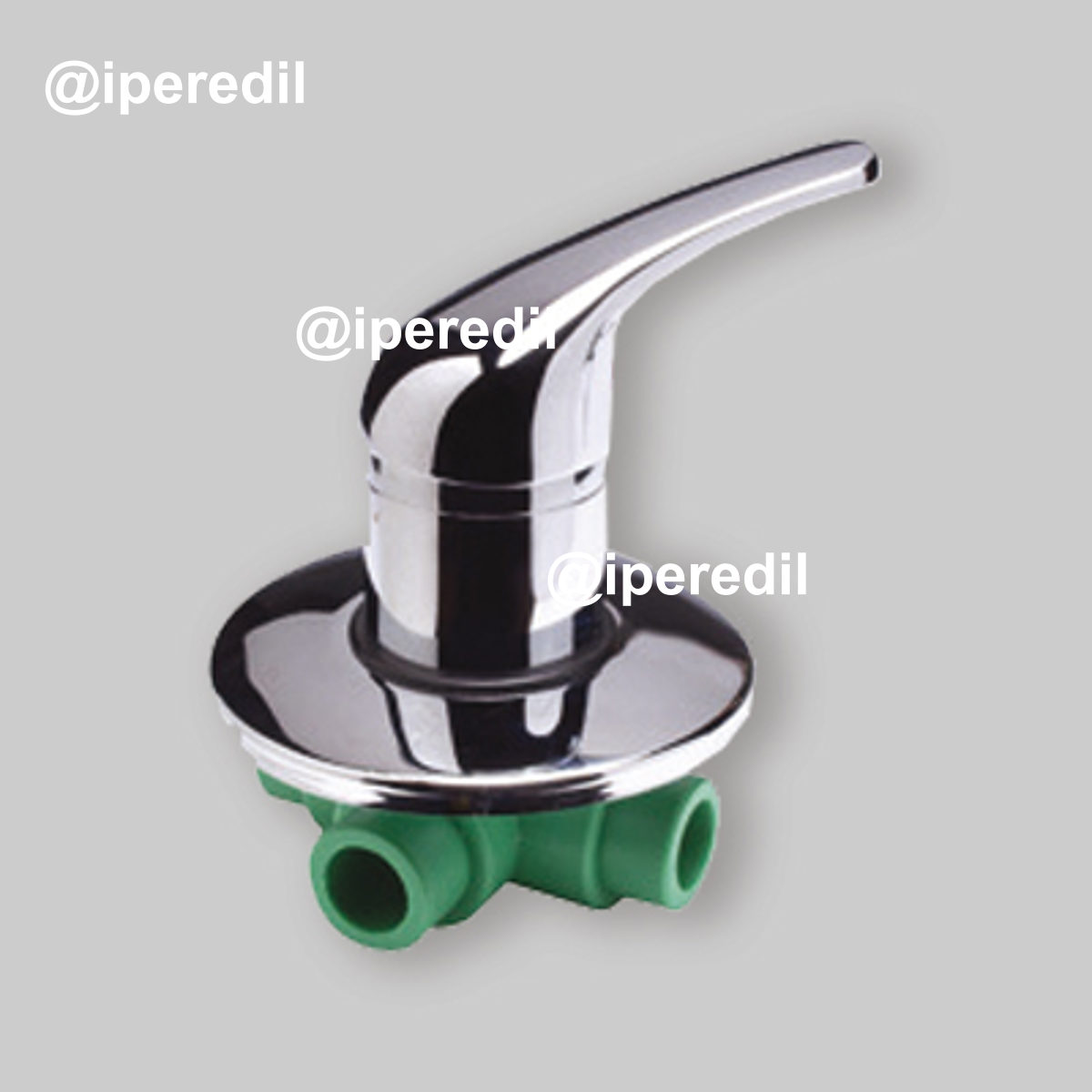 MISCELATORE INCASSO DOCCIA IN PPR CROMO Ø20 mm