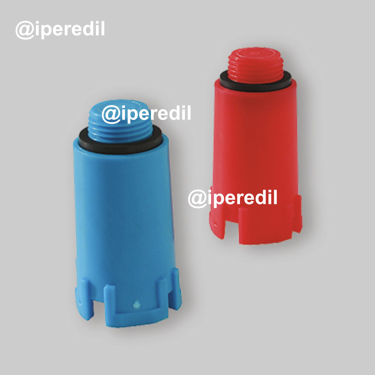 TAPPO PROVA IMPIANTI Ø20 x 1/2" Rosso