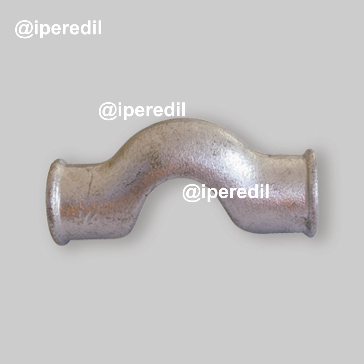 CURVA DI SORPASSO FEMMINA/FEMMINA IN GHISA ZINCATA 3/4" - 20621004