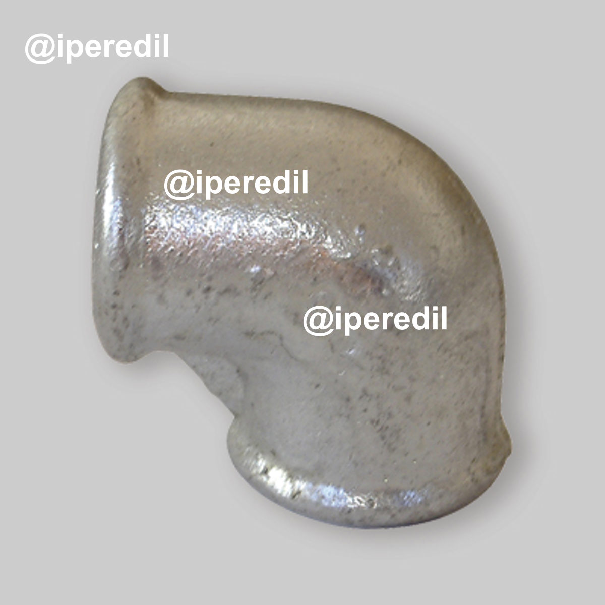 GOMITO 90° FEMMINA/FEMMINA IN GHISA ZINCATA 3"