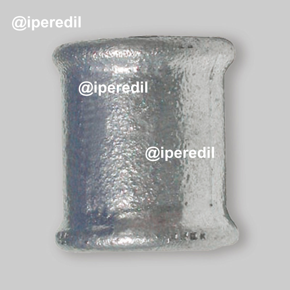 MANICOTTO FEMMINA/FEMMINA DESTRA/SINISTRA IN GHISA ZINCATA 1/2"