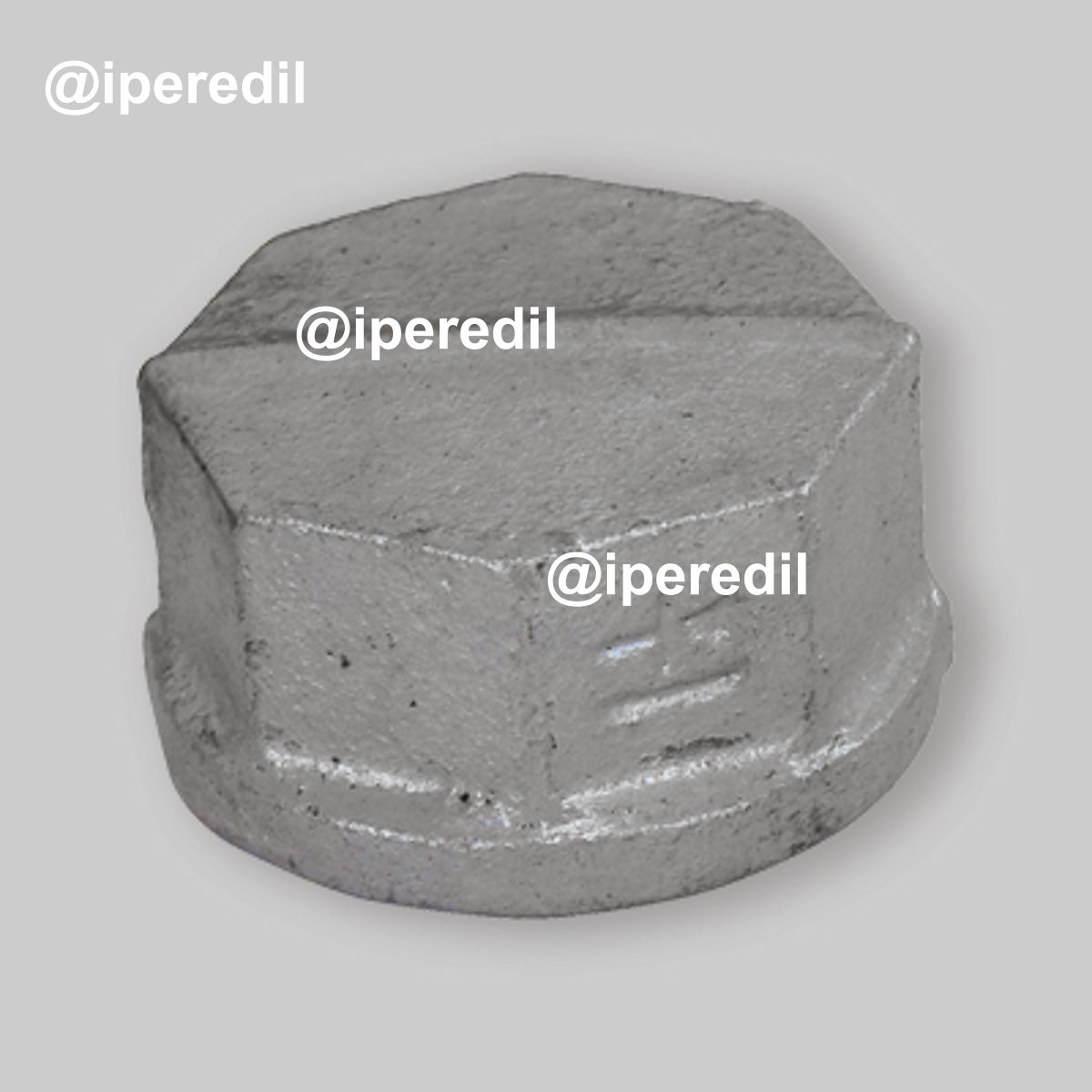 TAPPO FEMMINA IN GHISA ZINCATA 1/2"